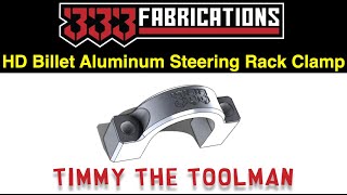 333 Fabrications HD Billet Steering Rack Clamp (3rd GEN Toyota 4Runner Installation)