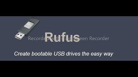 RufusCreate bootable USB drives the easy way