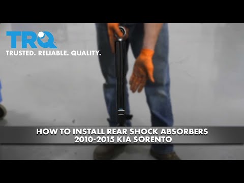 How to Install Rear Shock Absorbers 2010-15 Kia Sorento