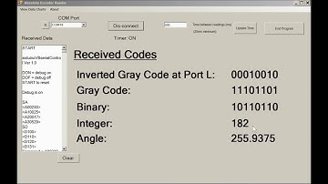 Absolute Encoder Read By An Arduino