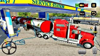 Oil Tanker Long Trailer Truck Simulator - Oil Truck Transport Android GamePlay HD screenshot 2