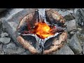 BBQ Log Grill 🔥 DIY Swedish Flame