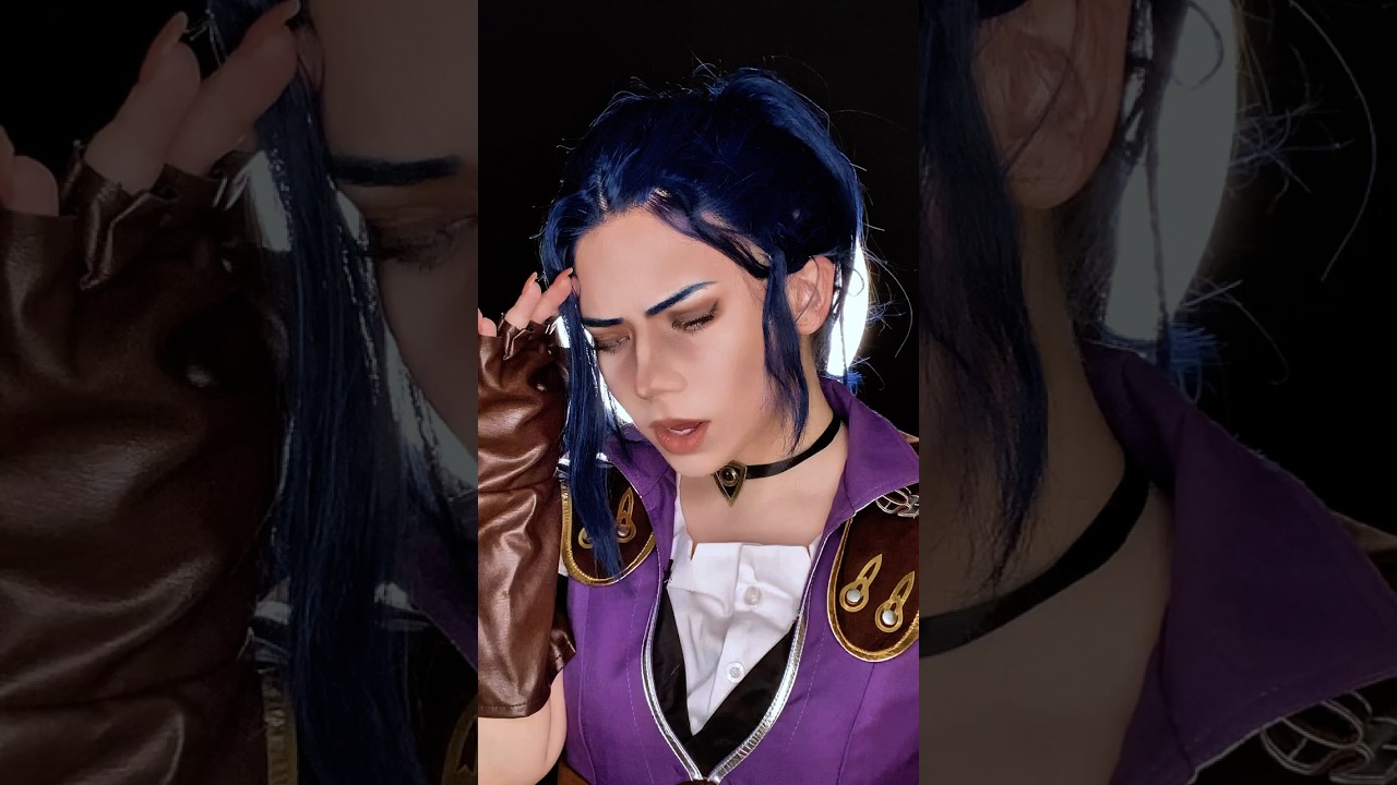 Why would you give Jinx a knife? | Caitlyn Kiramman #cosplay | #Arcane #shorts
