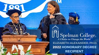 Dr. Elizabeth Alexander - Spelman College Honorary Degree Recipient 2022