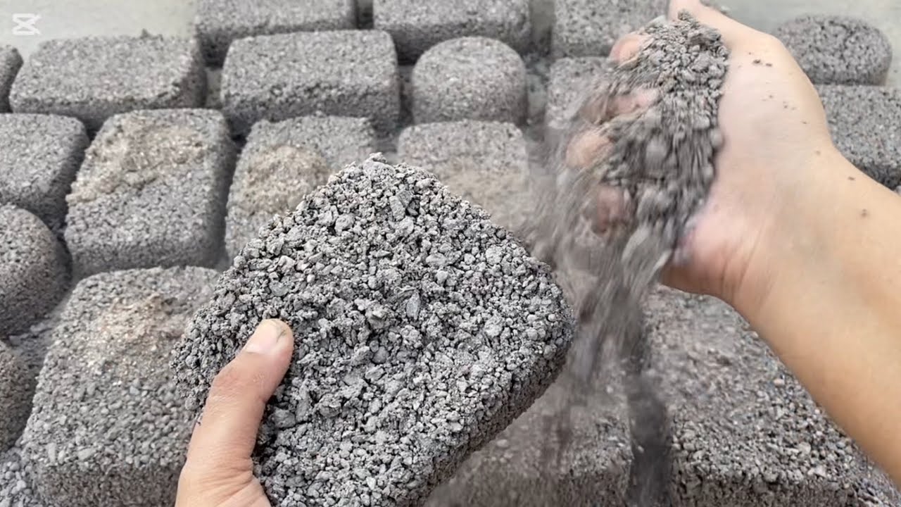 Relaxing sound crunchy Stoney charcoal dry Crumbling on floor/ #relax #asmr #oddlysatisfying❤❤