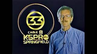KSPR-TV Channel 33 ABC Springfield Mo ID With The Grant Jim Lobbey Back In The Fall Of 1994
