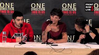 One Direction: This Is Us New York Press Conference with Zayn, Louis, and Liam