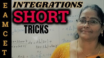 INTEGRATIONS SHORT TRICKS  (EAMCET)