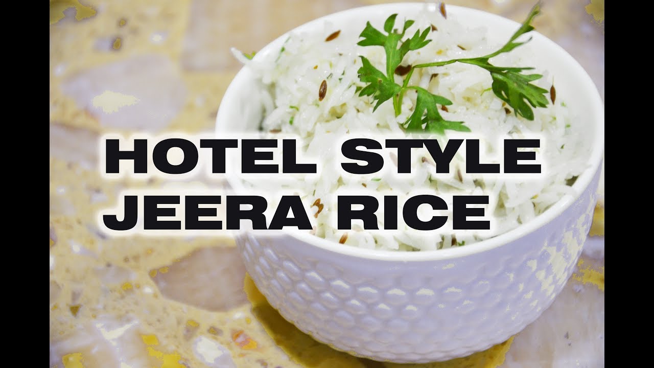 Jeera Rice / Hotel Style Jeera Rice / Vegetarian and Jain Recipe YouTube