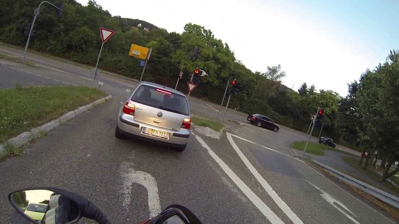 Cagiva Raptor 650 i.e. - Ride in town