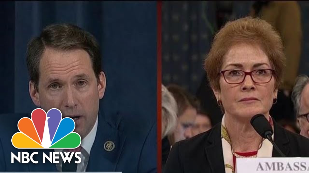 Rep. Himes Asks Yovanovitch How She Would Have Advised Trump On His Ukraine Call | NBC News