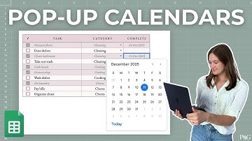 EASY Google Sheets Pop-Up Calendar Date Picker Tutorial