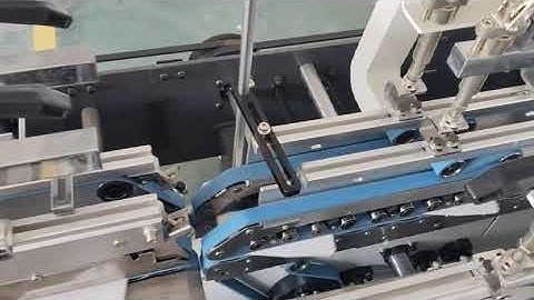 popcorn lock bottom boxes with angle testing on our folder gluer machine 