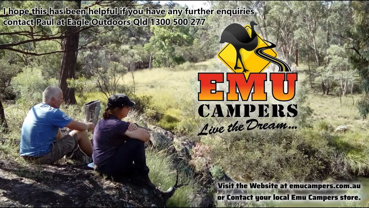 Xpedition Awning SetUp Camper Trailer Hybrid Emu Campers YouTube