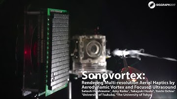 Sonovortex - Digital Nature Group (SIGGRAPH 2017)