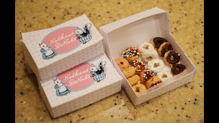Tiny Donut box assembly
