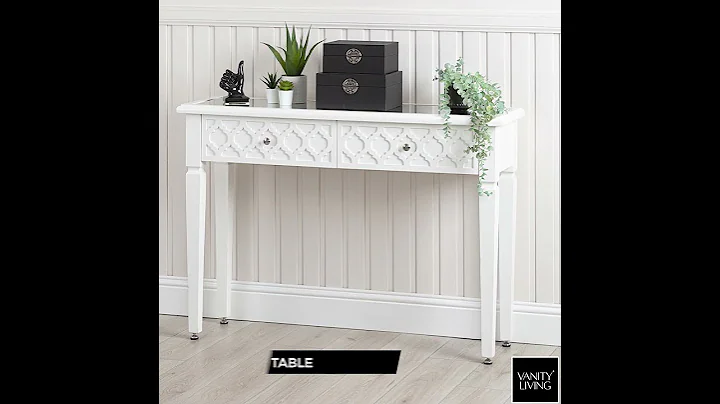 New Bedroom Set Collection by Vanity Living - Set of Bedside Tables and Console Tables