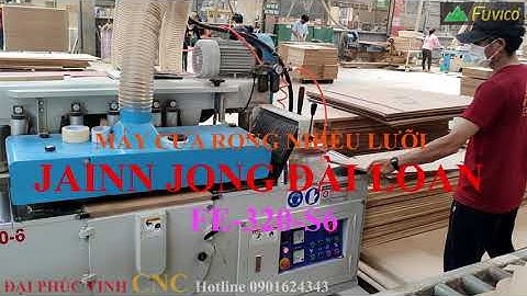 MÁY CƯA RONG RIPSAW NHIỀU LƯỠI JAINN JONG ĐÀI LOAN FE-320-S6. Cưa nhiều lưỡi đẳng cấp Đài Loan tốt.