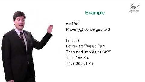 2 4 Convergence in a metric space and completeness
