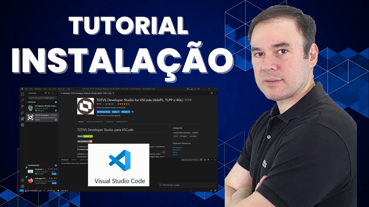 INSTALAÇÃO DO VSCODE ADVPL - TOTVS PROTHEUS - YouTube