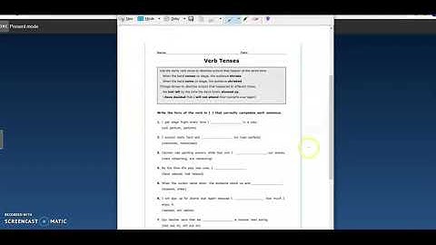 Creating a Fillable Worksheet Using Google Slides