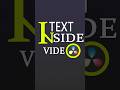 Video Inside Text Effect in DaVinci Resolve