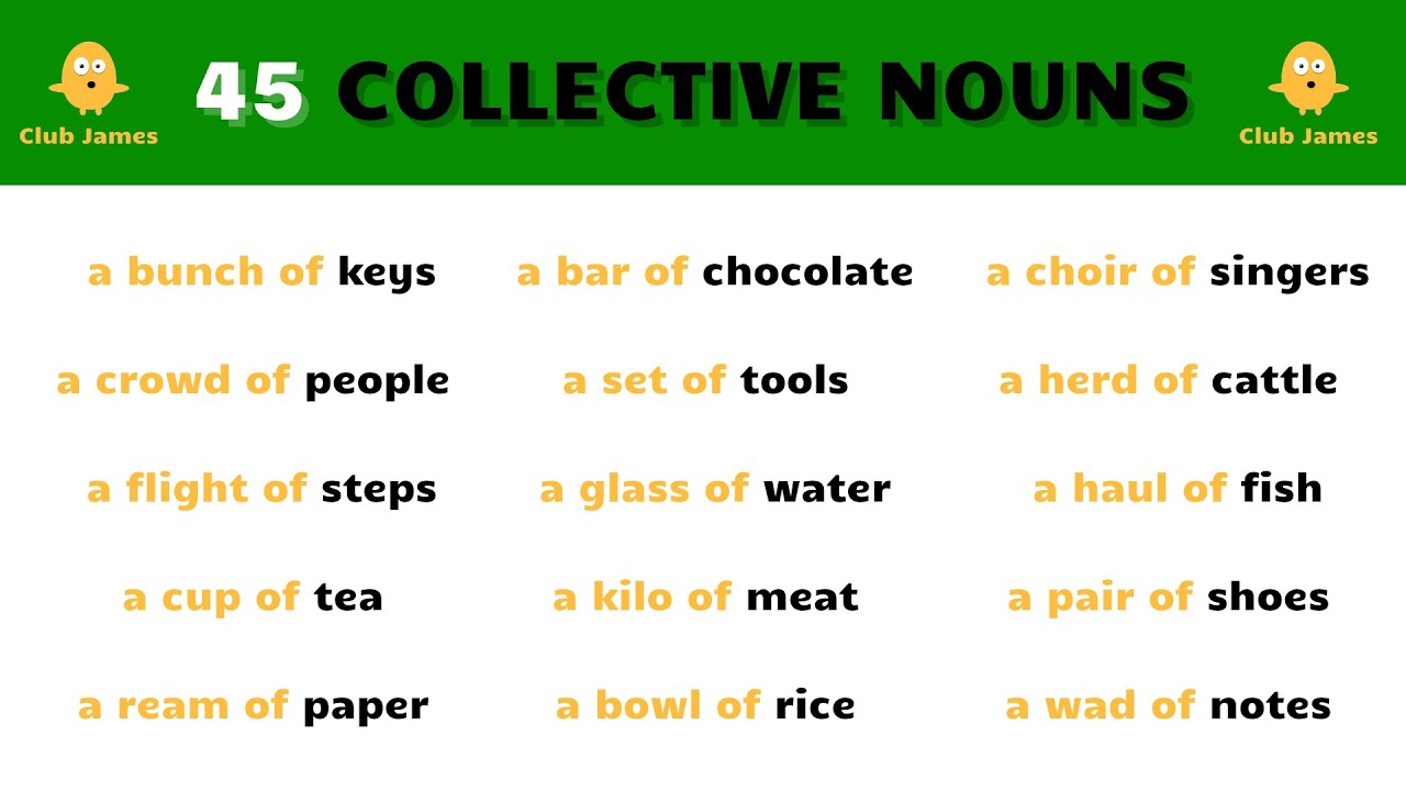 45 Common Collective Nouns in English used in Everyday ...
