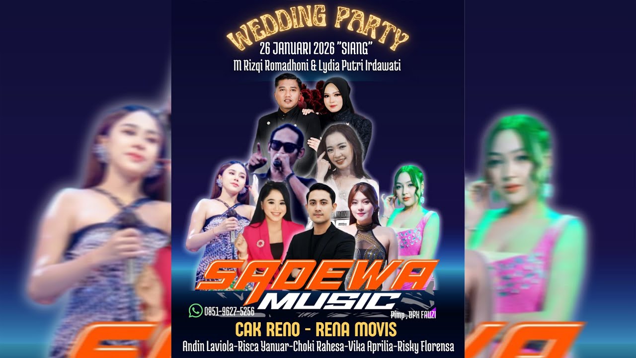 LIVE SADEWA MUSIC // Pesta Pernikahan  M Rizqi Romadhoni & Lydia Putri Irdawati