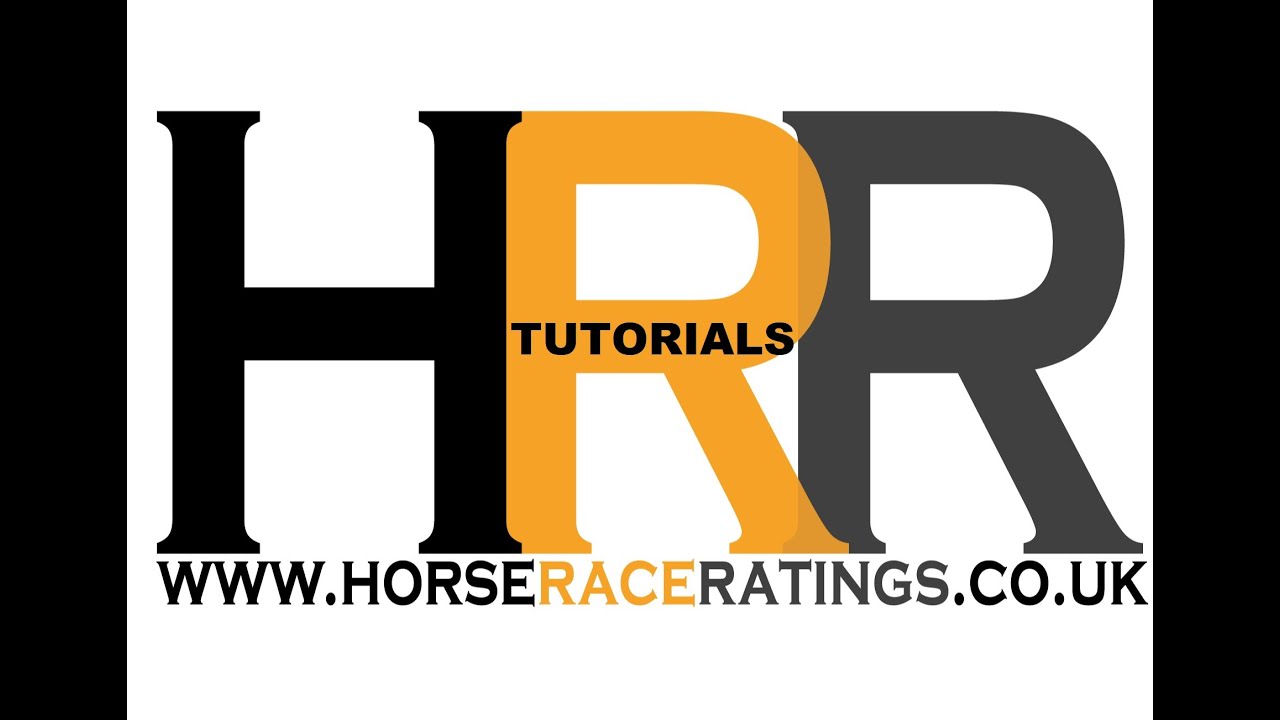 Horse Race Ratings Basic Racecard Tutorial YouTube
