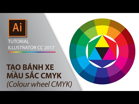 Màu Cmyk - Practice 2.1 - Hướng dẫn tạo vòng tròn màu cơ bản hệ CMYK (How to create color wheel)