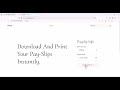 Pay-Slip App Demo Users