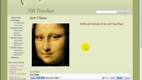 Becoming an eTeacher: Module 2 - part 4: Adding a Google Calendar & Google Docs to Your Site