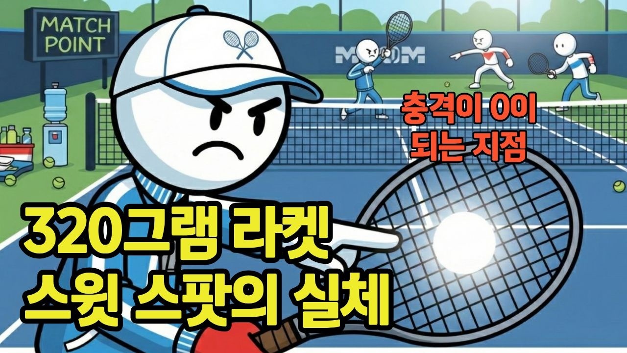 [라켓 무게] 왜 최고의 테니스 선수들은 무거운 라켓을 사용할까?