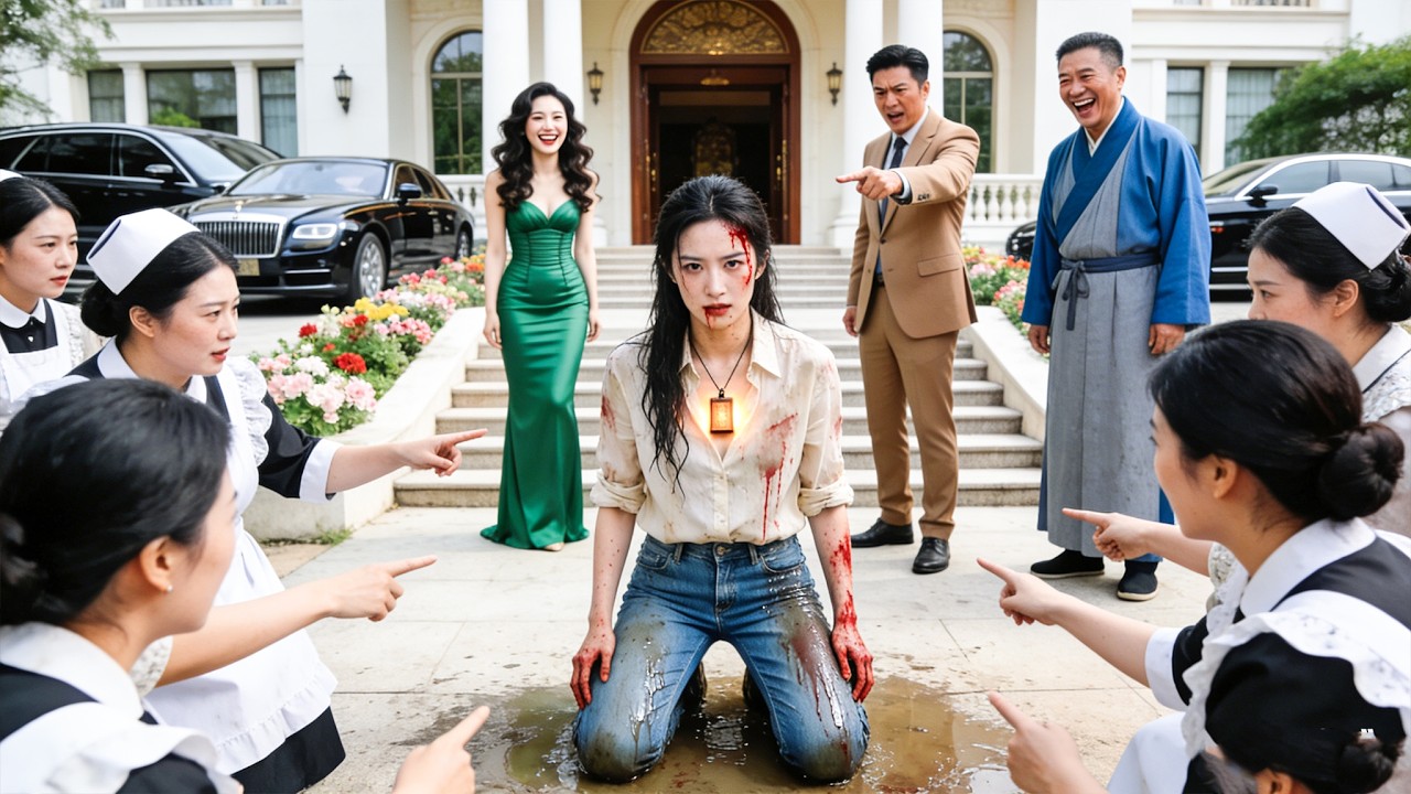 Her adoptive parents threw her out like a dog—she found her millionaire birth parents, they regret.