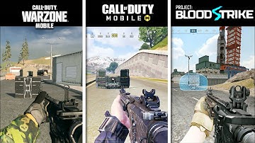 CODMobile Vs Warzone Mobile Vs Project BloodStrike - Which One is Best ?