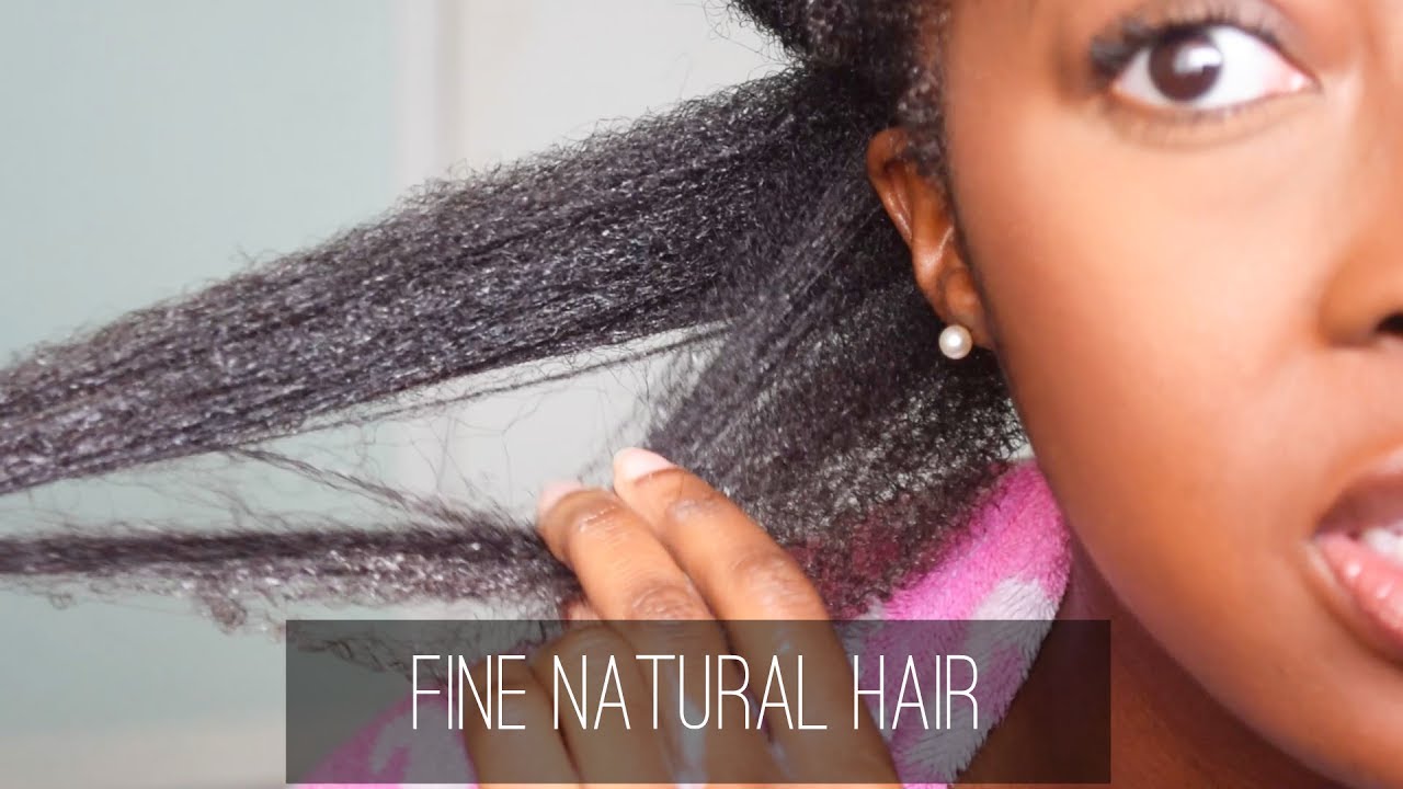 How To Finger Detangle Fine Natural Hair Youtube