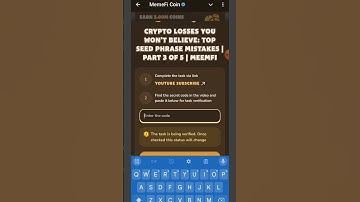 Crypto Losses You Won’t Believe: Top Seed Phrase Mistakes | Part 3 of 5 | MeemFi | MemeFi Code |