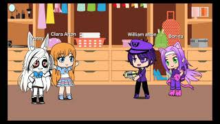 Vanny grows to giantess size. (Gacha life Ft.William and Clara afton, vanny and Borina)