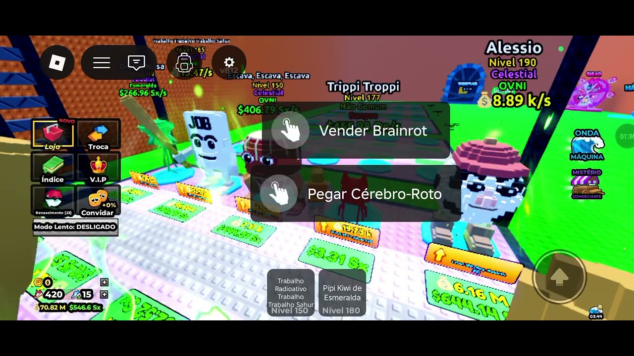 Tsunami de brainrot como fazer o bug de multiplicar o dinheiro na máquina de fusão