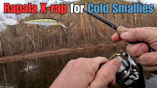 River Smallmouth Bass | X-Rap for Cold Smallies