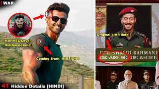 41 Amazing Hidden Details you missed in WAR #war #hrithikroshan #tigershroff #bollywood #yrf #facts