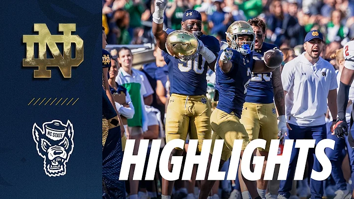 Highlights vs NC State | Notre Dame Football