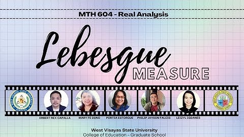 LEBESGUE MEASURE