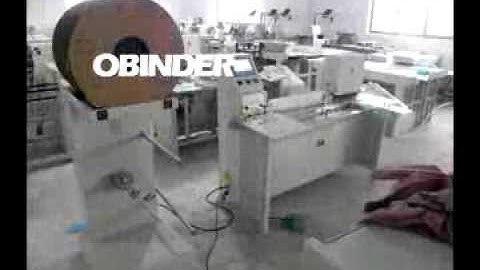 OBWC380 Semi Automatic Wire Comb Binding Machine