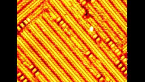 STM Multi-frame scan (time-series) - rigid aligned & tip-height corrected