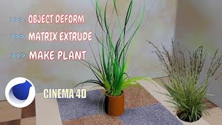 How to make plant in cinema 4d _ Tutorial