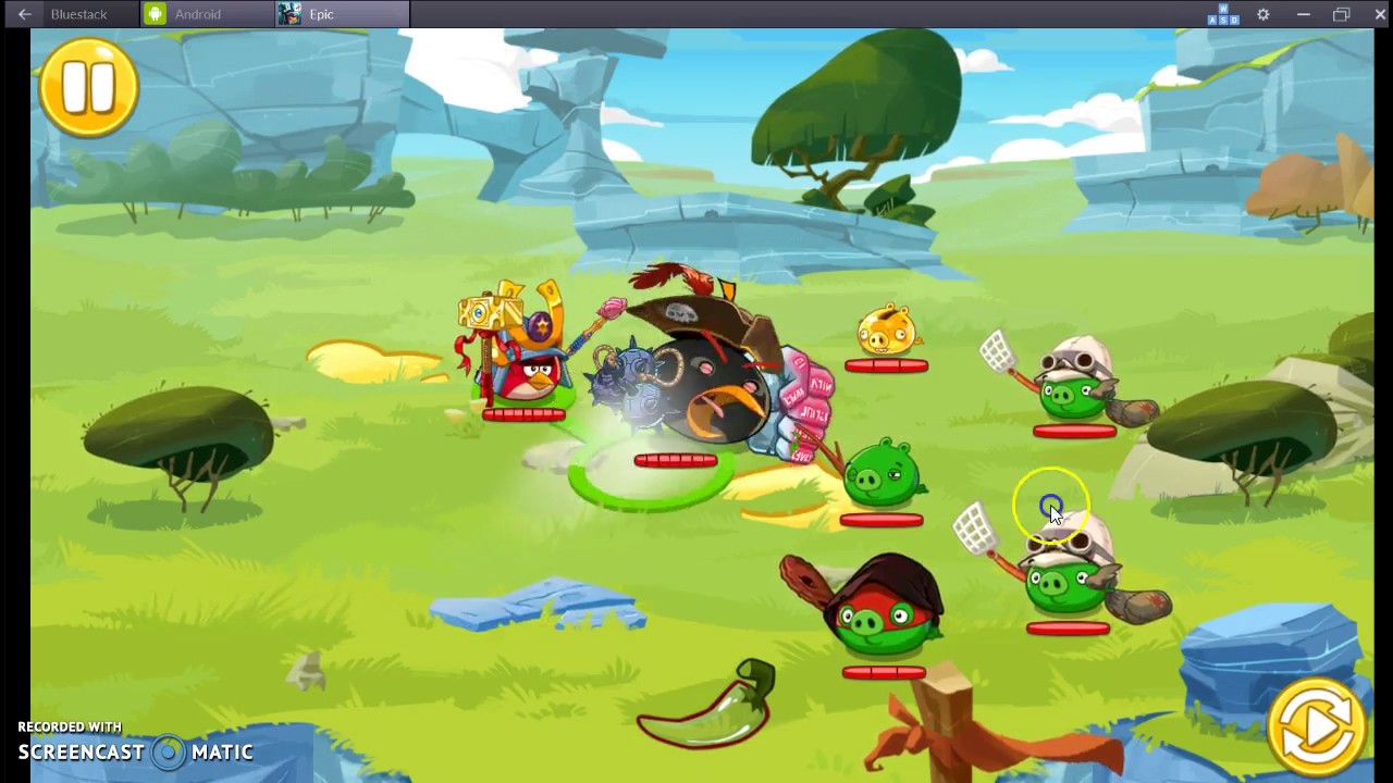 Angry Birds Epic: Bugged Edition.