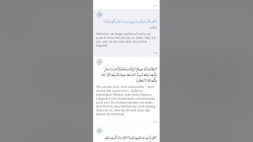 Quran Juz 28 Sure  Al-Hashr سورة الحشر mit deutscher Übersetzung