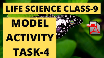 BANGLAR SHIKSHA CLASS 9 LIFE SCIENCE MODEL ACTIVITY TASK 4