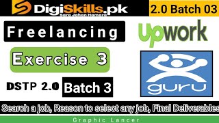 Freelancing Exercise 3 Batch 3 | Digiskilks freelancing exercise 3 batch 3 | project selection